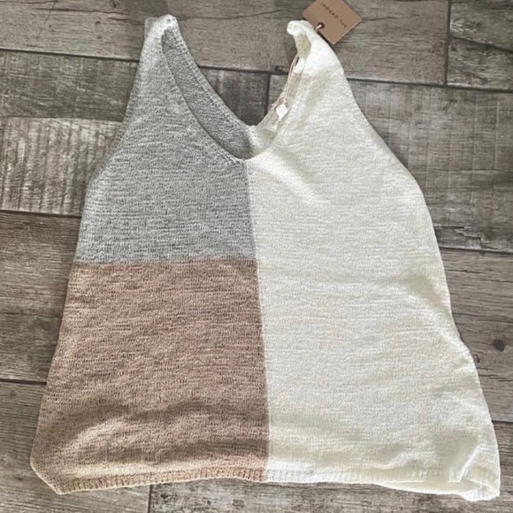 Color block tank sweater - Picture 2 of 2